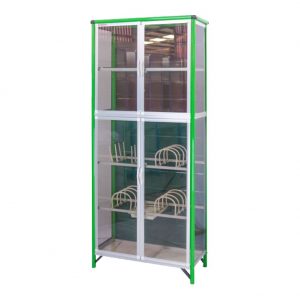 Rak Piring Alumunium 2 Pintu