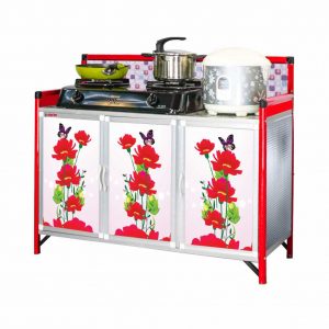 Meja Kompor 3 Pintu Printing Super