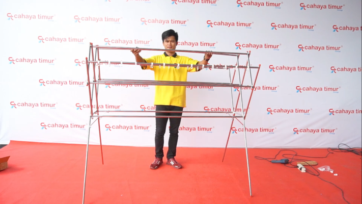 Jemuran 9 Palang Stainless