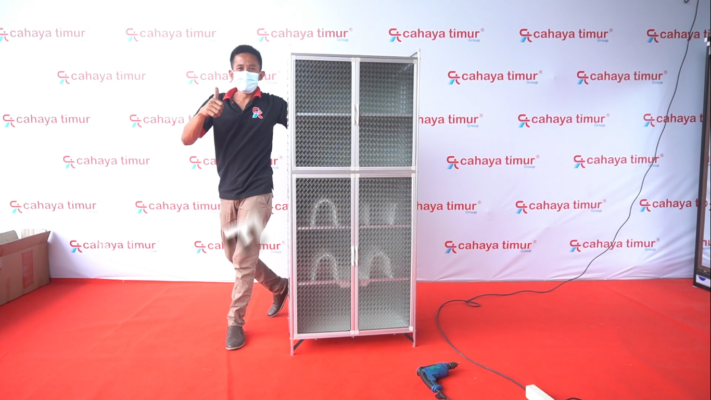 Rak Piring Aluminium FullBox