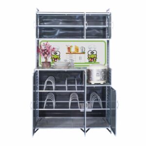 Rak Piring Mcom Kaca Riben 3 Pintu detail