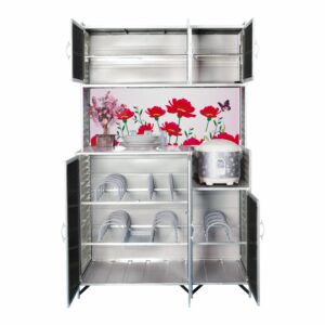 Rak Piring Mcom Printing Sticker 3 Pintu Detail