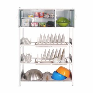 Rak Piring Terbuka Extra Super 3 Pintu