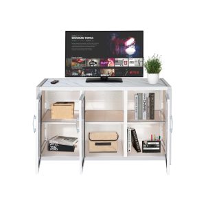 Meja TV Aluminium PVC | SONY 3P Cahaya Timur