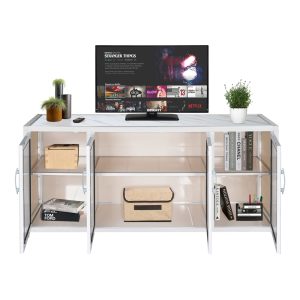 Meja TV Aluminium PVC | SONY 4P Cahaya Timur